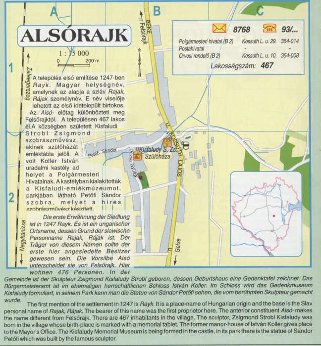 Alsórajk - Zala megye Atlasz - Gyula - HISZI-MAP, 1997.jpg